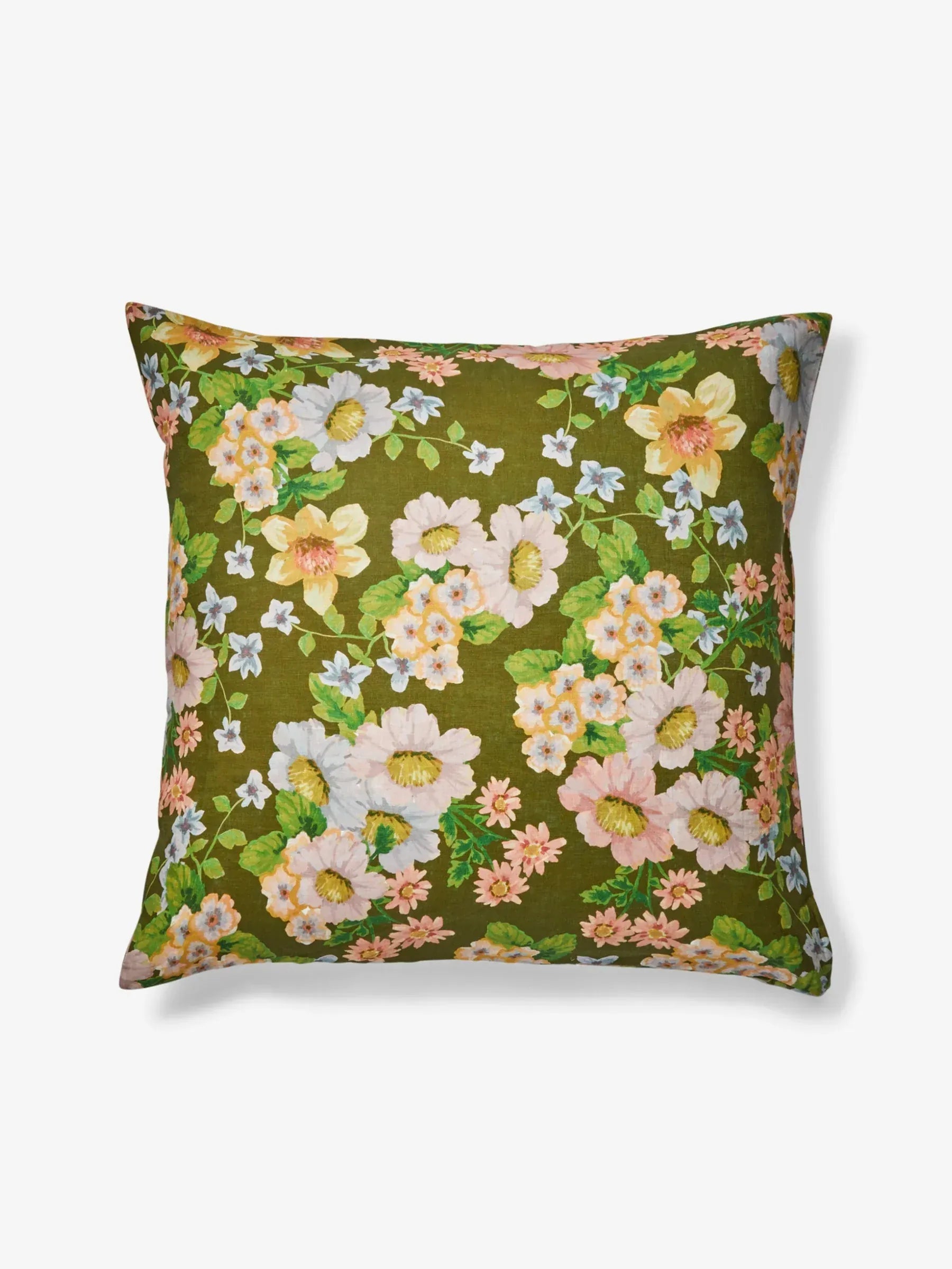 Buttercup Olive European Pillowcases | Set of 2)