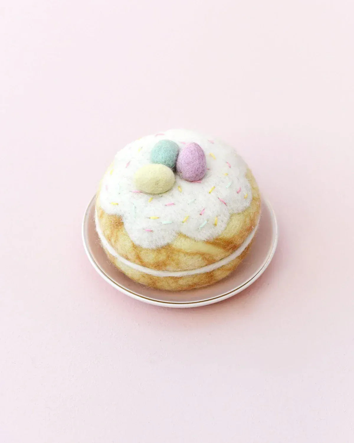 Felt Pastel Eggs Doughnut