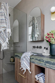 Pompom Turkish Cotton Bath Sheet | Eucalyptus