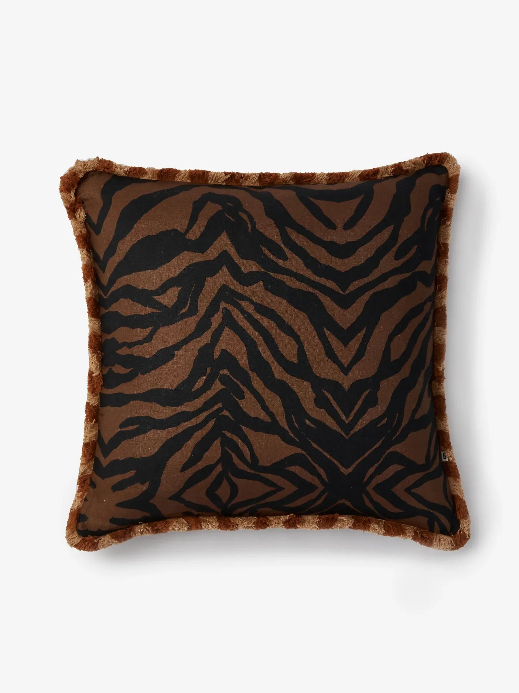 Zebra Chocolate Cushion