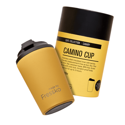 Made by Fressko canary yellow keep cup