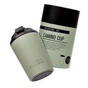 Fressko Camino 12oz reusable sage colour coffee cup