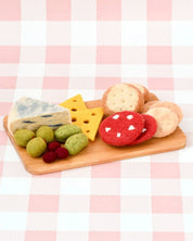 Felt Charcuterie/Cheese Platter Play Food Set