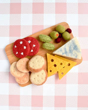 Felt Charcuterie/Cheese Platter Play Food Set
