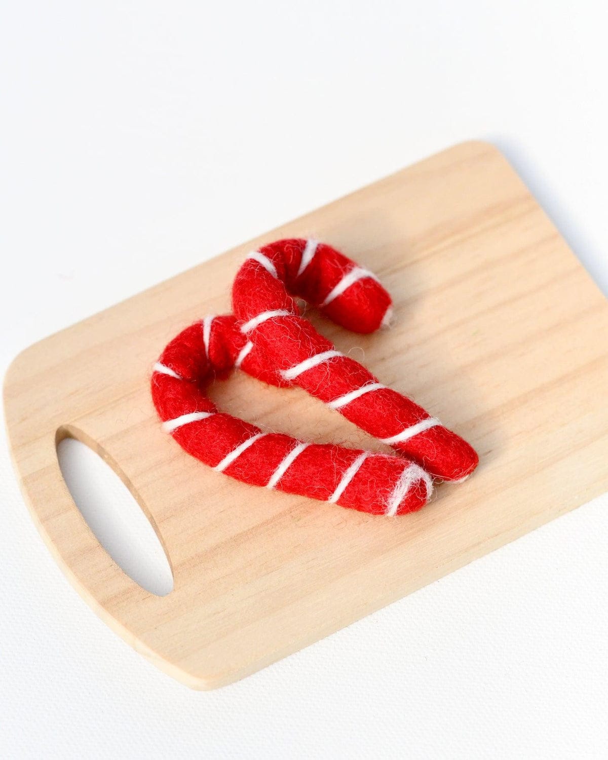 Felt Red Candy Canes | Set of 2