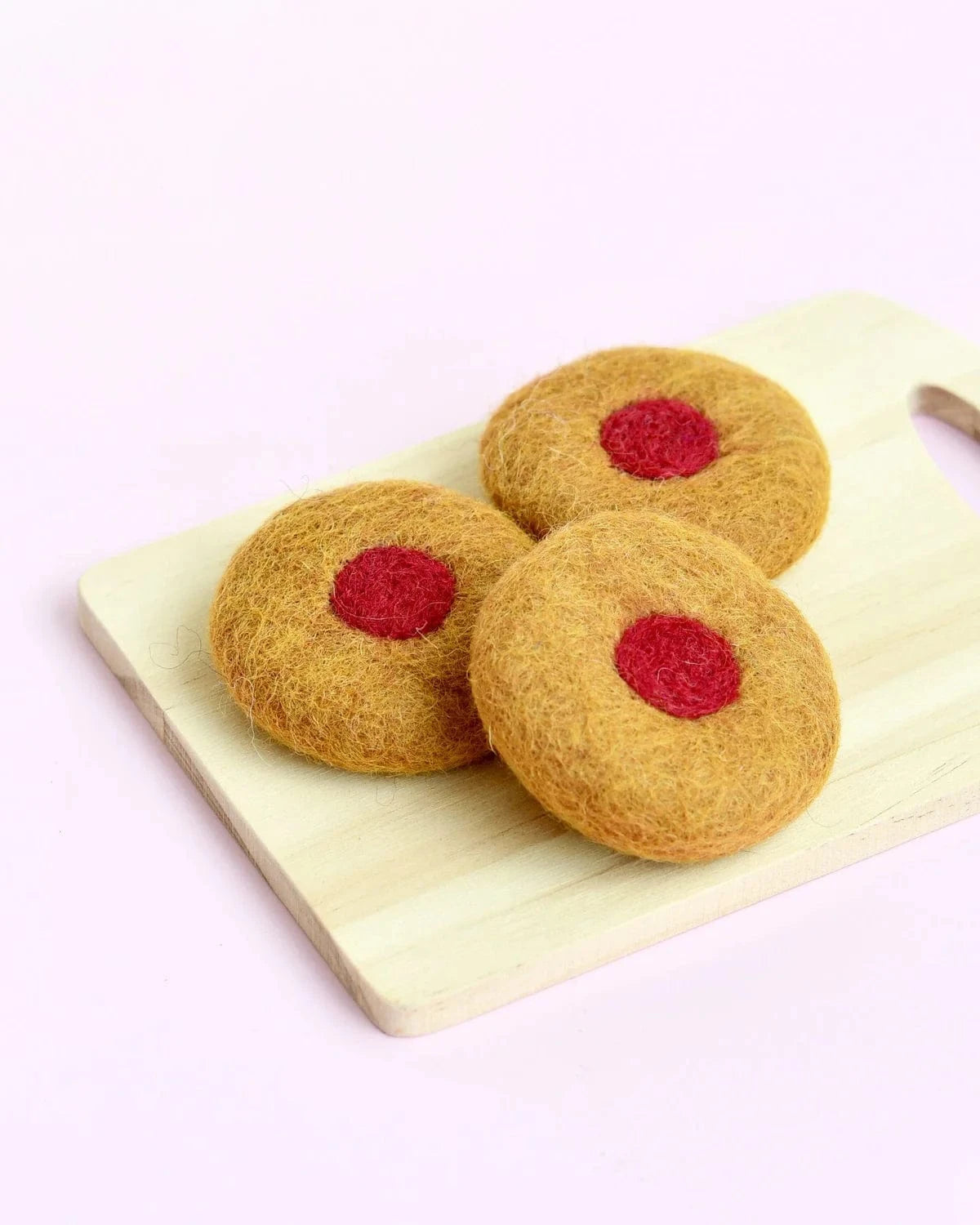Felt Jam Drop Biscuit | Set of 3