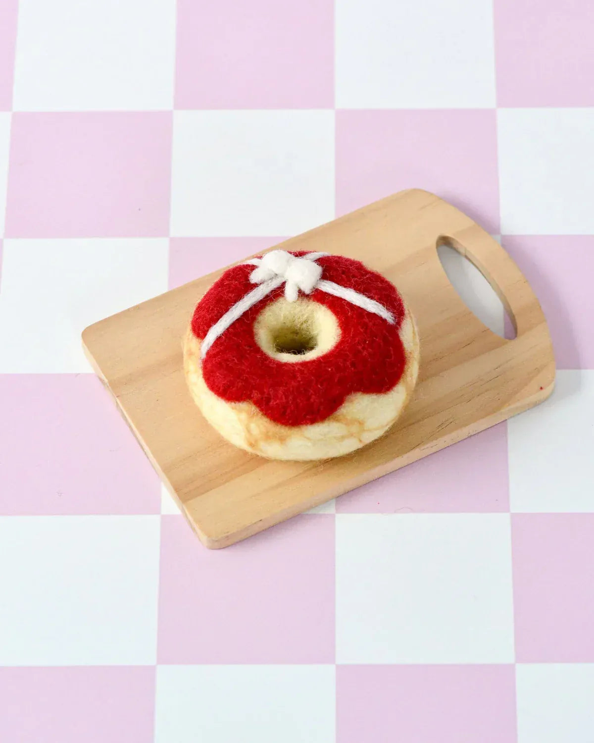 Felt Christmas Donut | Red Present Icing