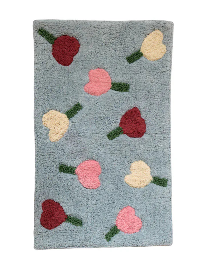 Forget Me Not Bath Mat | Sky