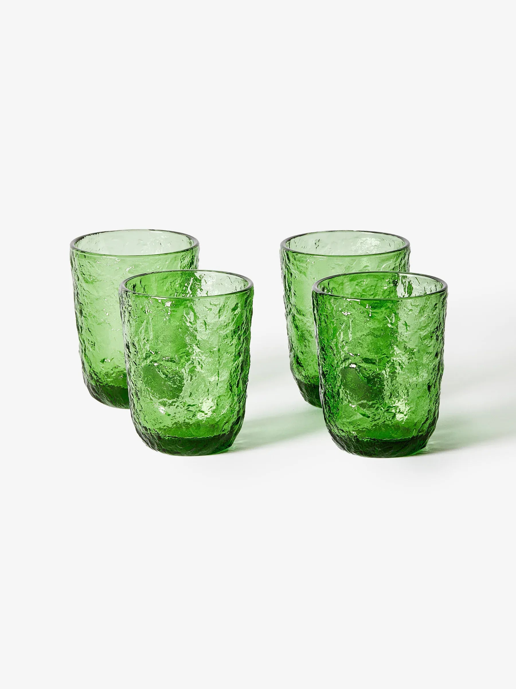 Gem Green Tumblers | Set of 4