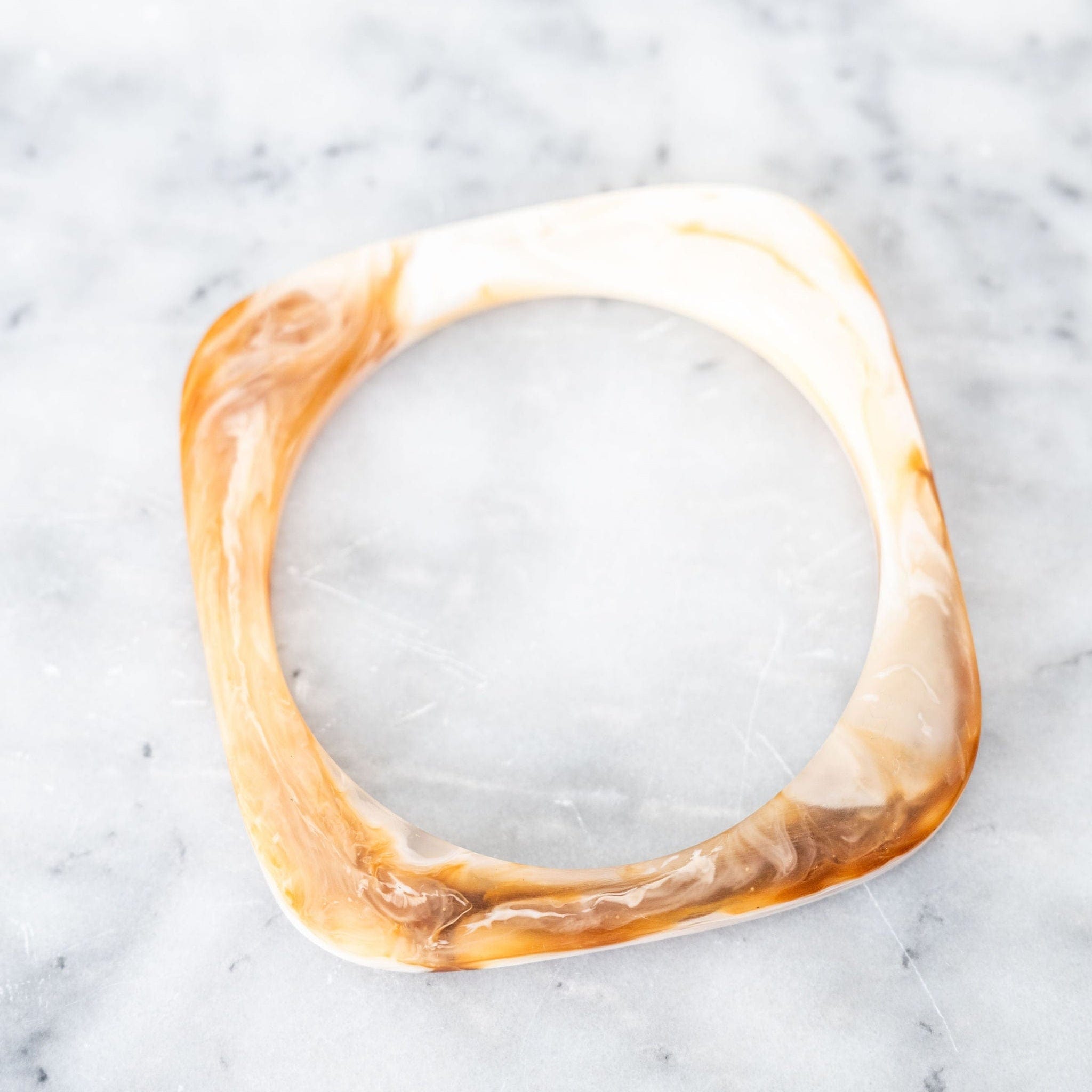 Geo Resin Stacking Bangle