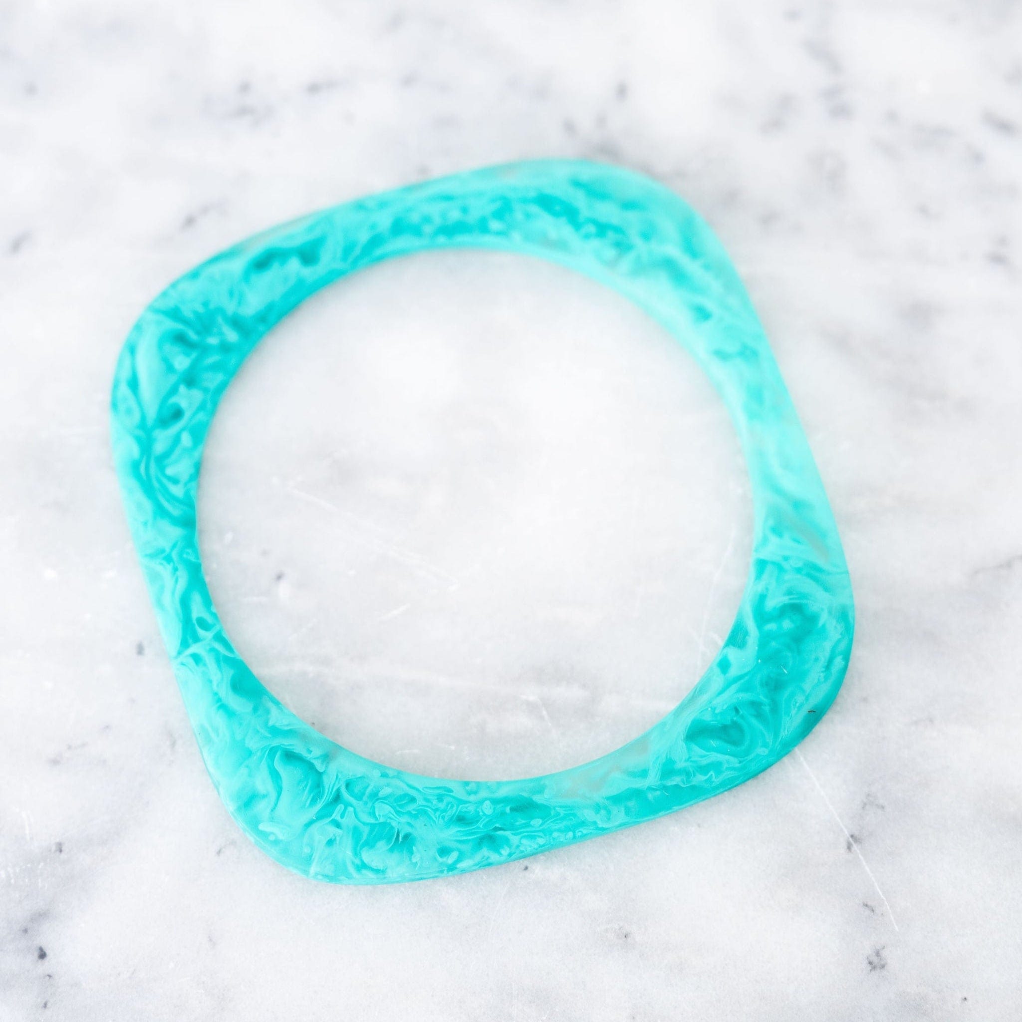 Geo Resin Stacking Bangle