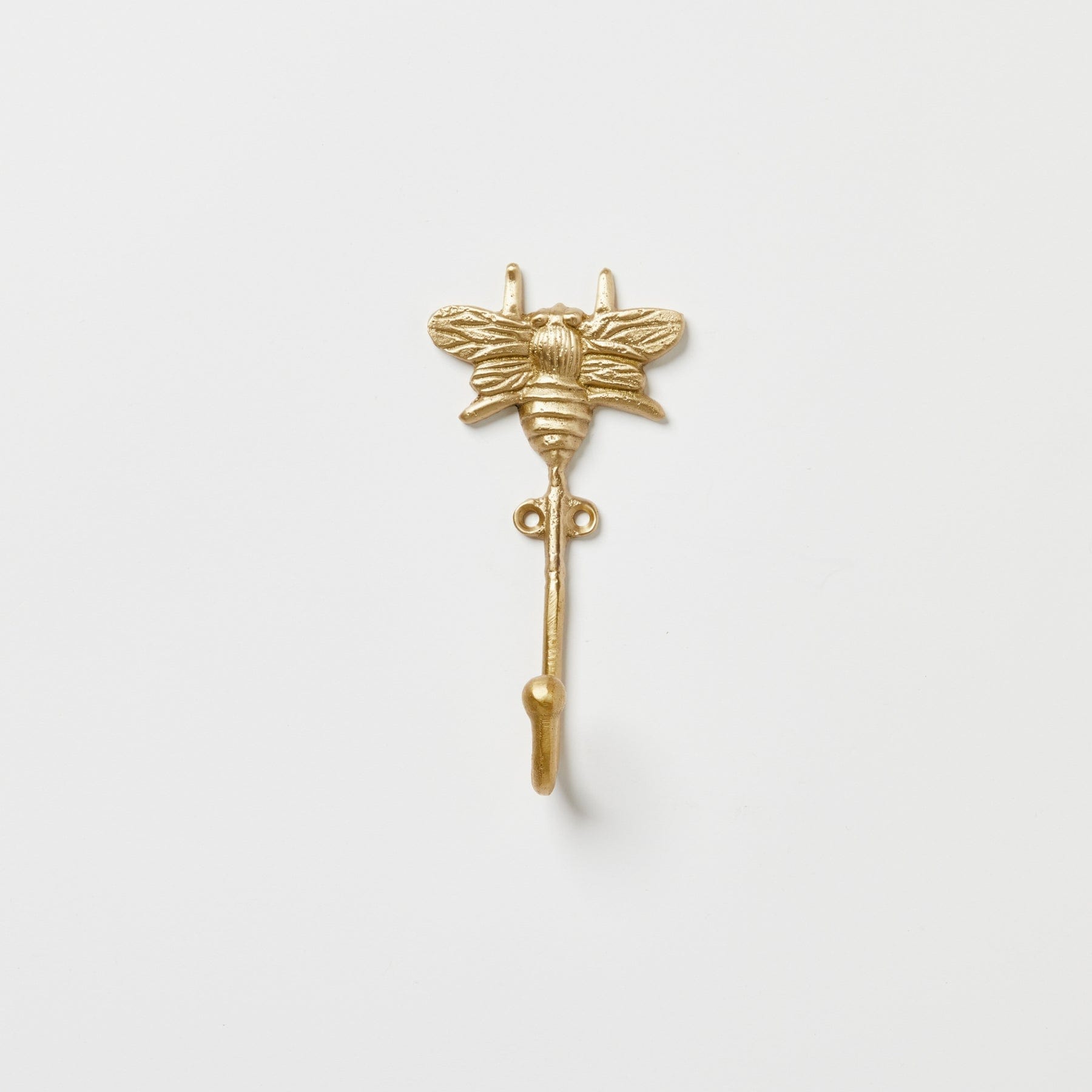 Brass Bee wall hook