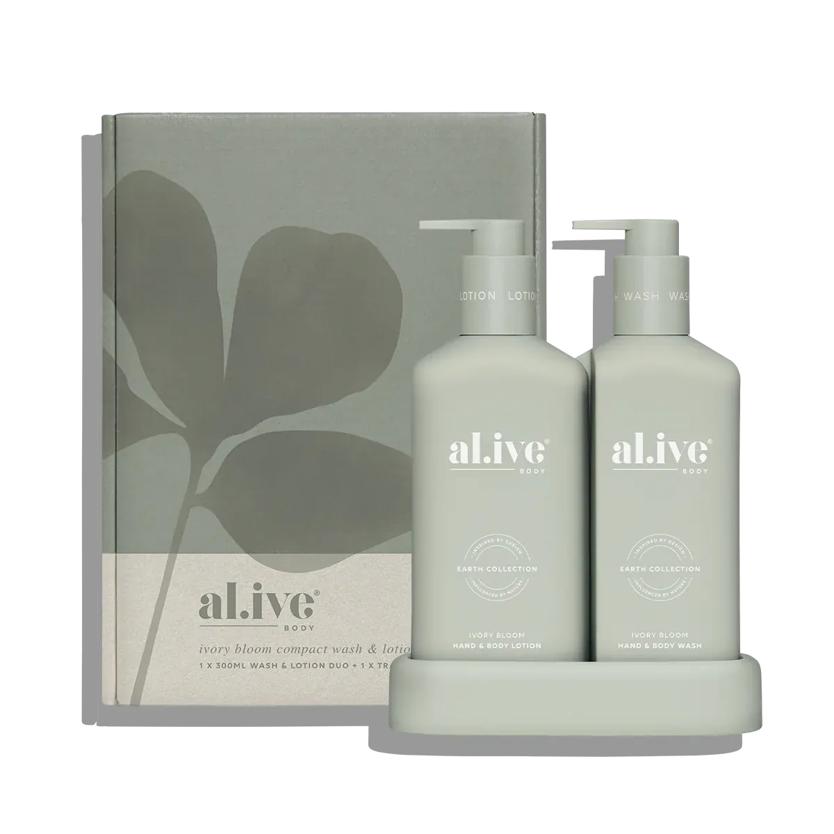 Compact Bathroom Duo Wash + Lotion | Ivory Bloom