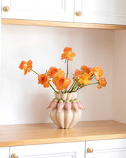 Pink + Green Large Bird Vase