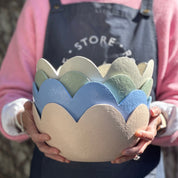 Scalloped Bowl | Sage Green