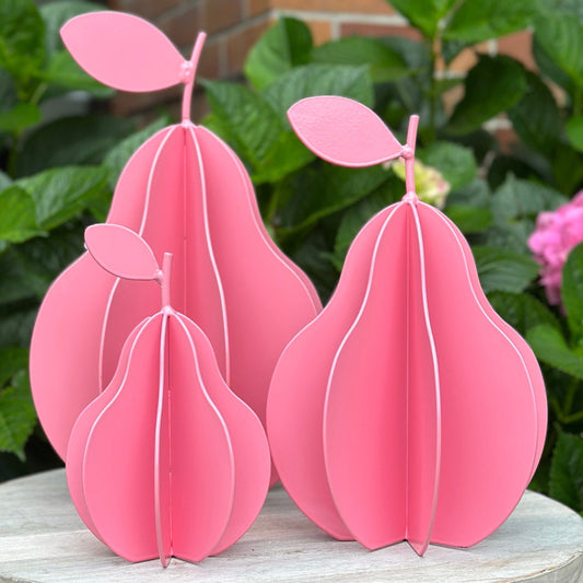 Powder Coated Pear - Pink