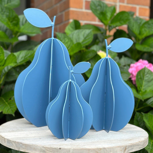 Powder Coated Pear - Blue
