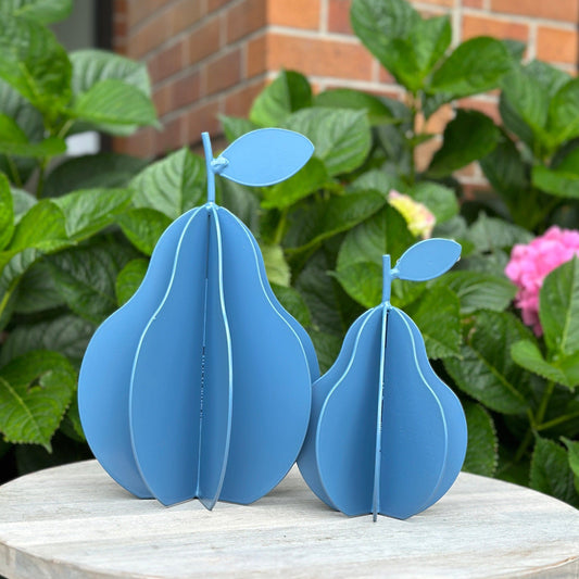 Powder Coated Pear - Blue