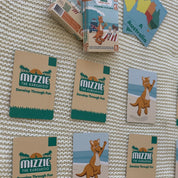 Mizzie Memory Match | 4-In-1 Flash Card Game Set