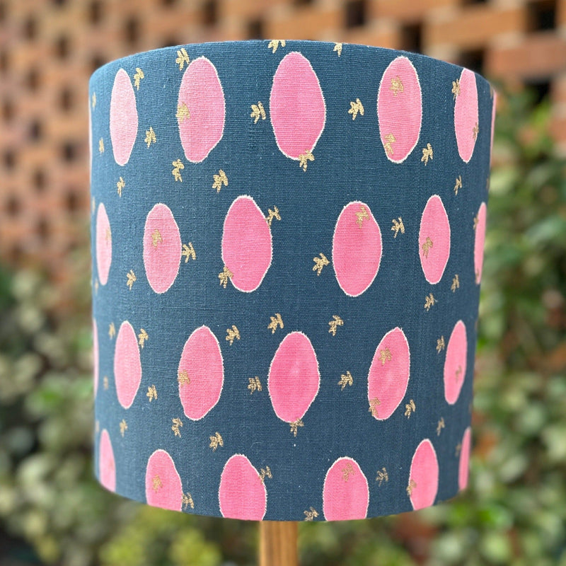Tulu Textiles Pink & Navy - Small Drum