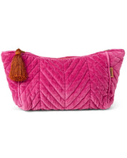 Pink Velvet Toiletry Bag