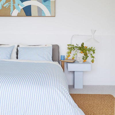 Seaside Stripe Organic Cotton Pillowcases 2P std set