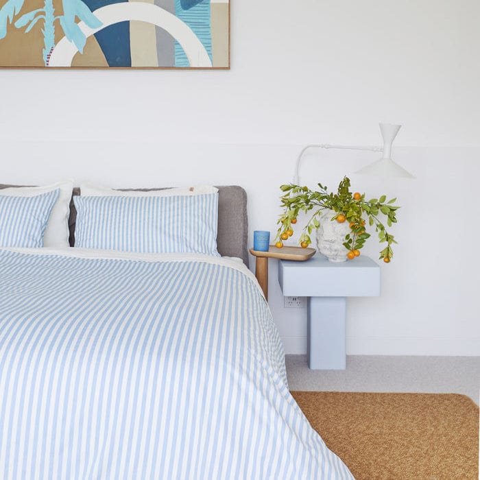 Seaside Stripe Organic Cotton Pillowcases 2P std set