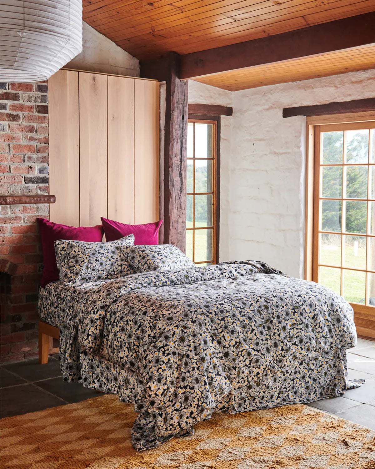Anemone Velvet European Pillowcases | Set Of 2