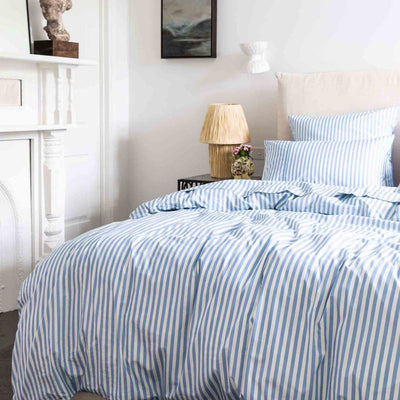 Seaside Stripe Organic Cotton Pillowcases 2P std set