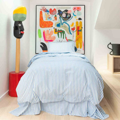 Seaside Stripe Organic Cotton Pillowcases 2P std set