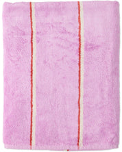 Lavender Field Stripe Bamboo Terry Bath Sheet