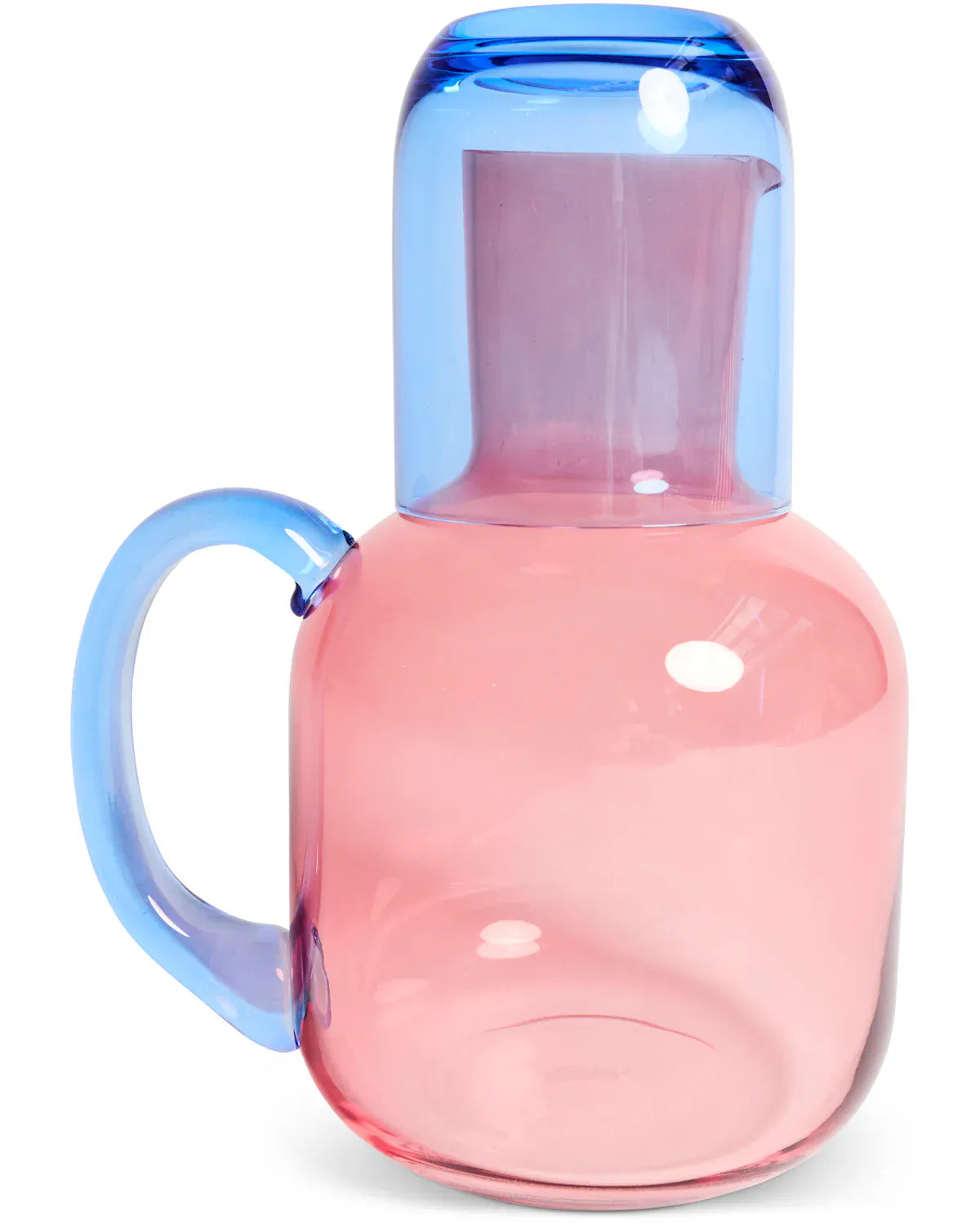 Blue Robin Carafe + Glass