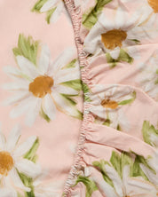 Sweet Daisy Organic Cotton Fitted Sheet | King
