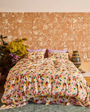 Flourish Flannelette Flat Sheet | Queen