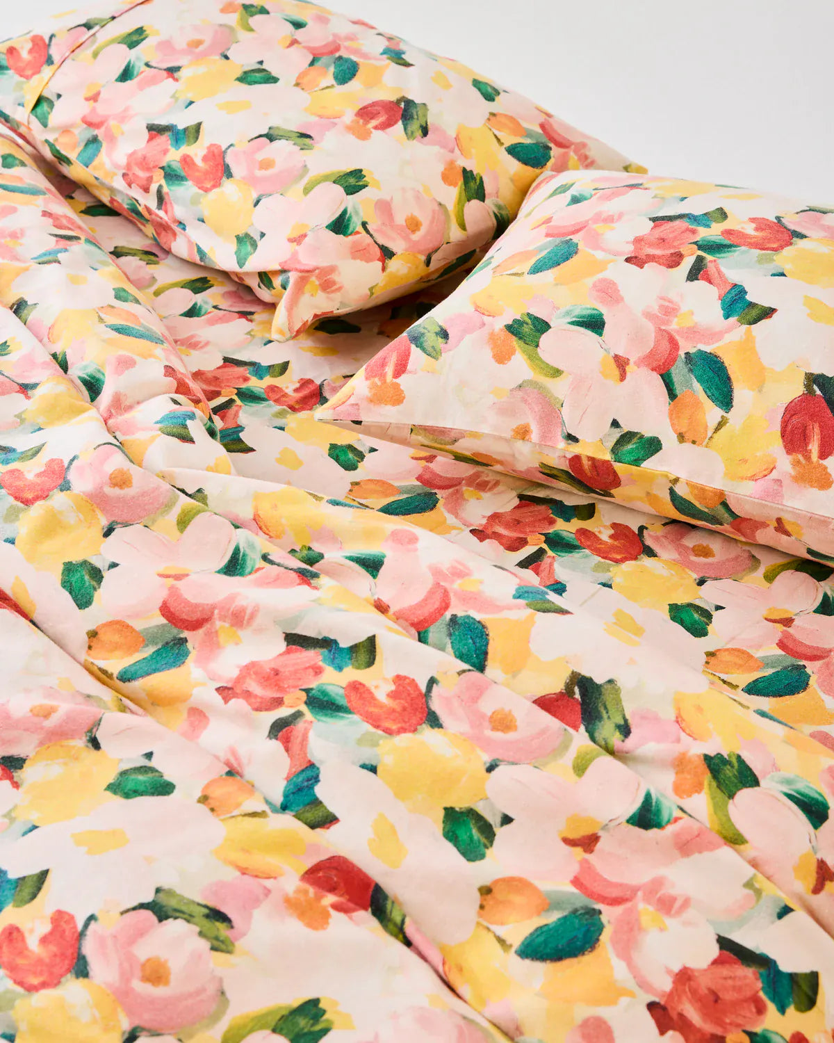 Flourish Flannelette Flat Sheet | Queen