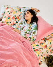 Flourish Flannelette Fitted Sheet | Queen
