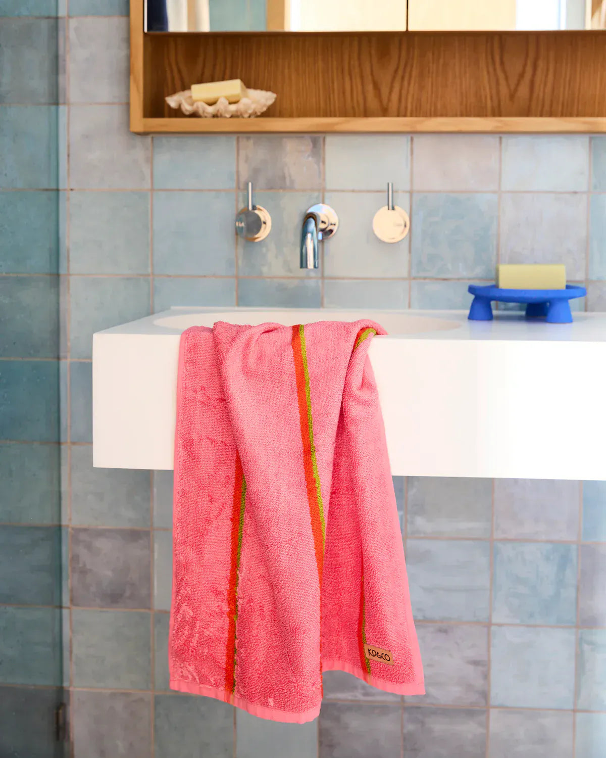 Wategos Soiree Stripe Bamboo Terry Hand Towel