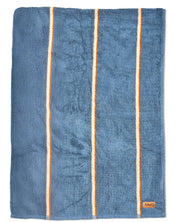 Blue Lagoon Stripe Bamboo Terry Bath Towel