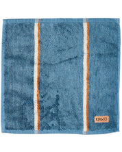 Blue Lagoon Stripe Bamboo Terry Face Washer