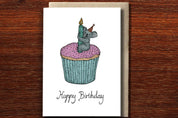 Birthday Card | Koala Cupcake