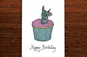 Birthday Card | Koala Cupcake