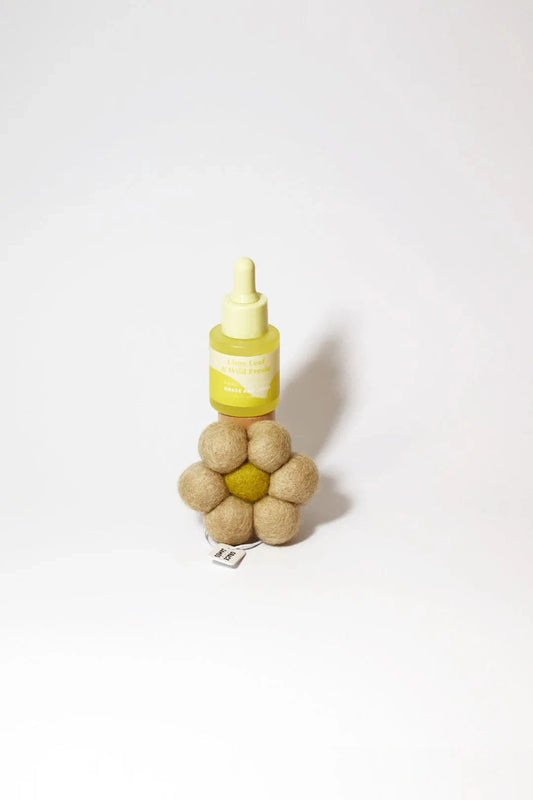 Felt Air Freshener | Lime Leaf + Wild Freesia