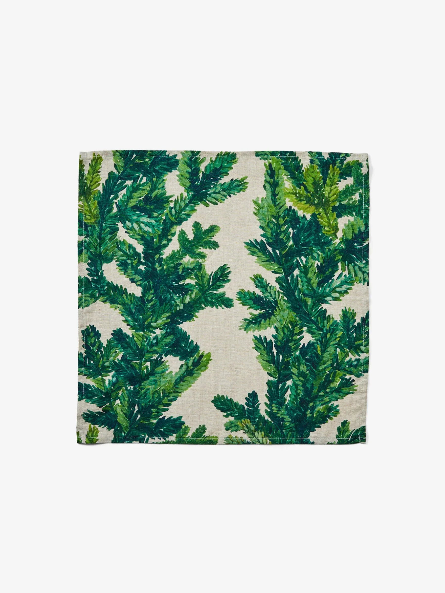 Festive Foliage Green Napkins | Set of 4