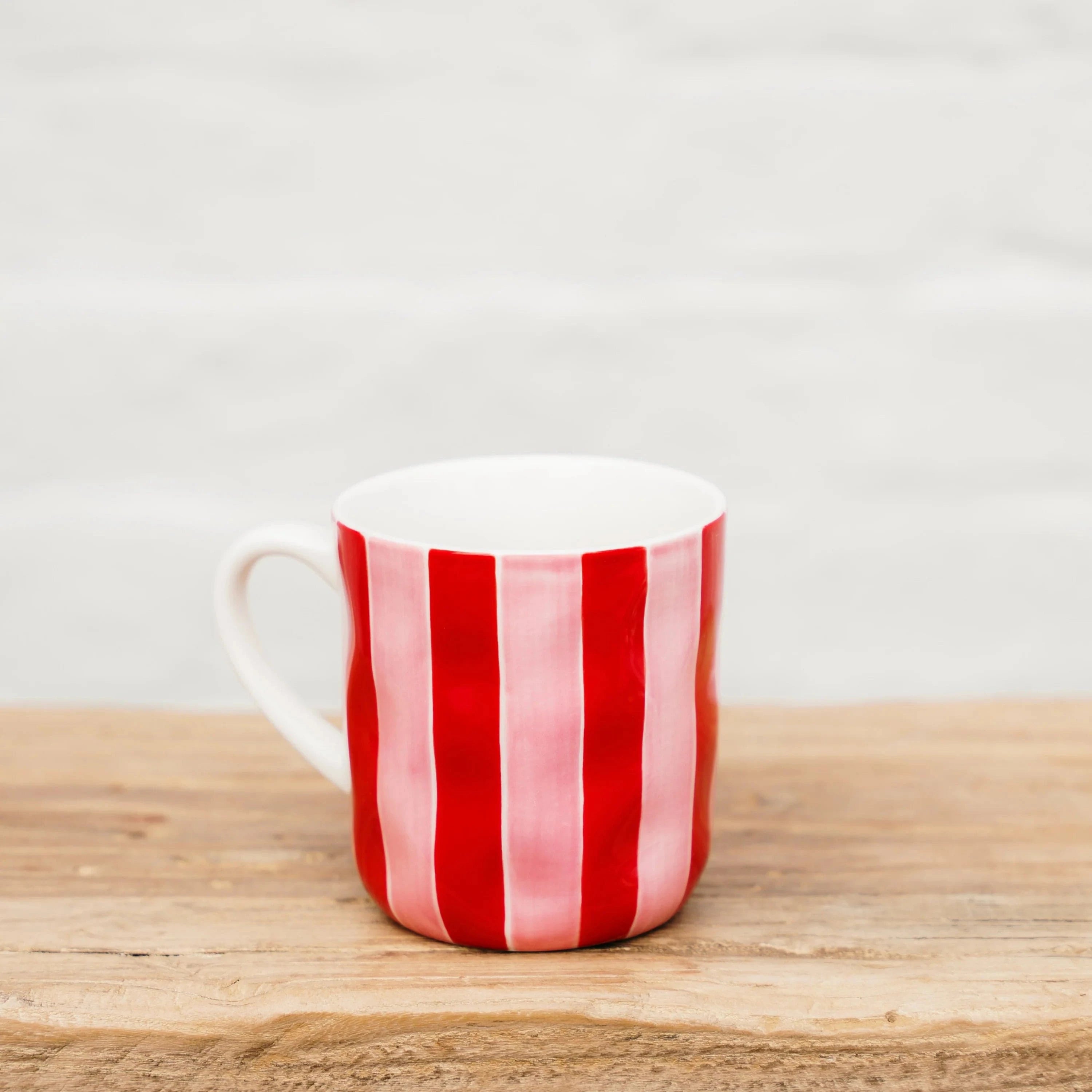 Mug | Pink + Red Stripe