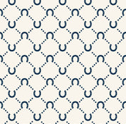 Wine Bag | Navy Horseshoe