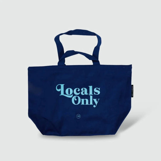 Locals Only Cotton Tote (Blue) - LIMITED EDITION