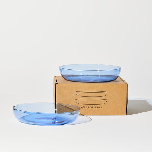 Abracadabra Set of 2 Plates - Blue