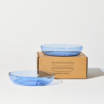 Abracadabra Set of 2 Plates - Blue