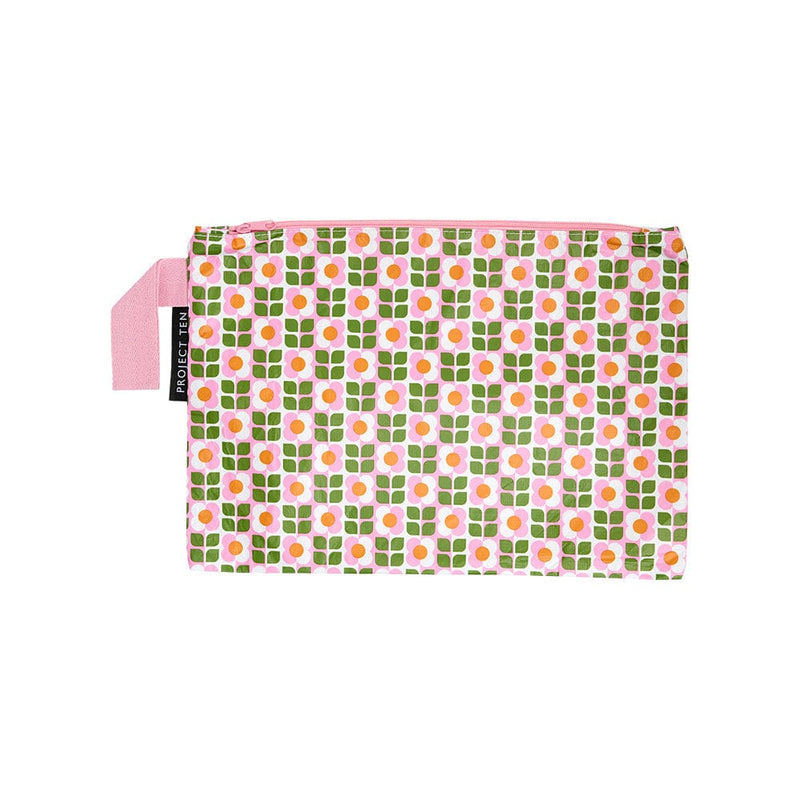 flower field project ten zip pouch