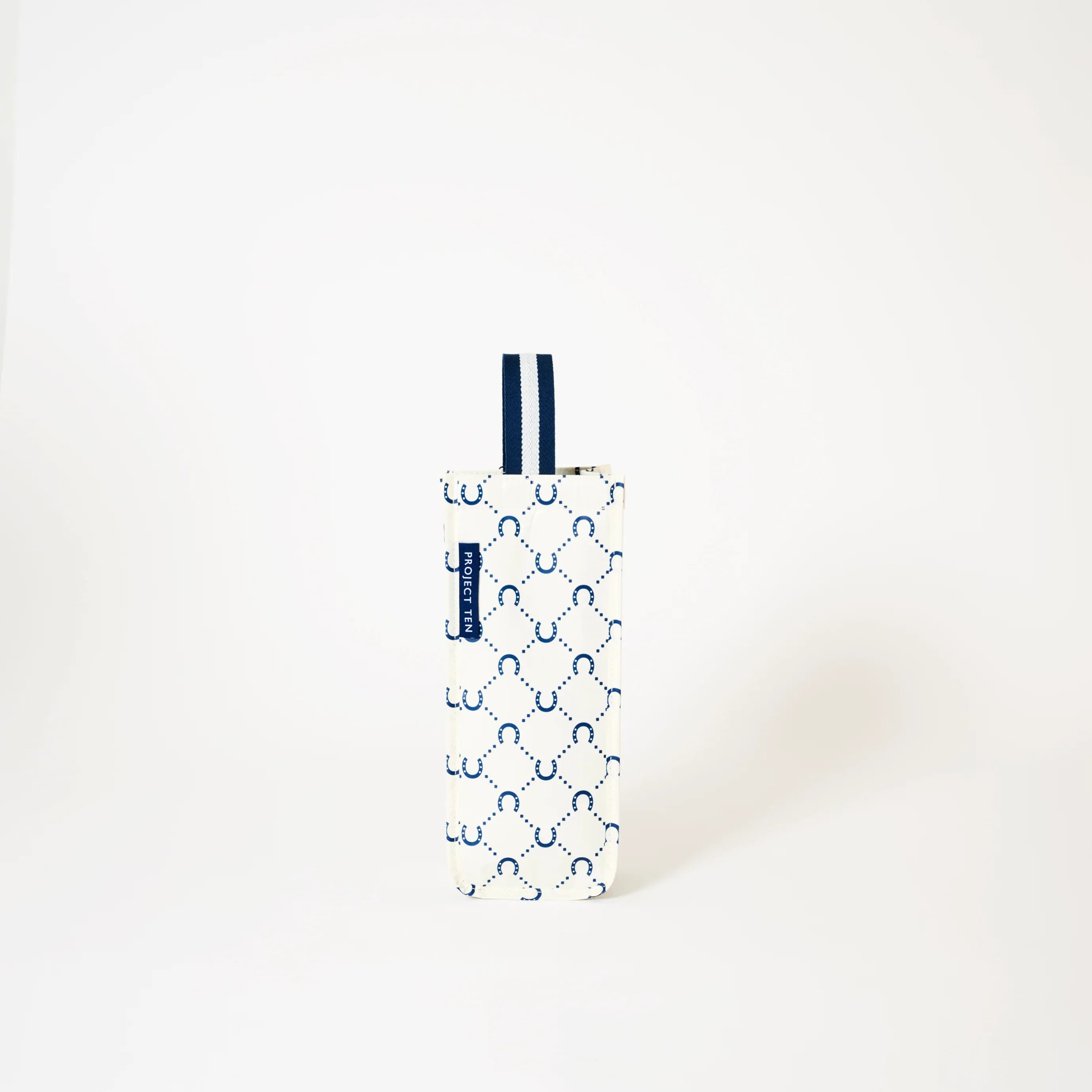 Wine Bag | Navy Horseshoe